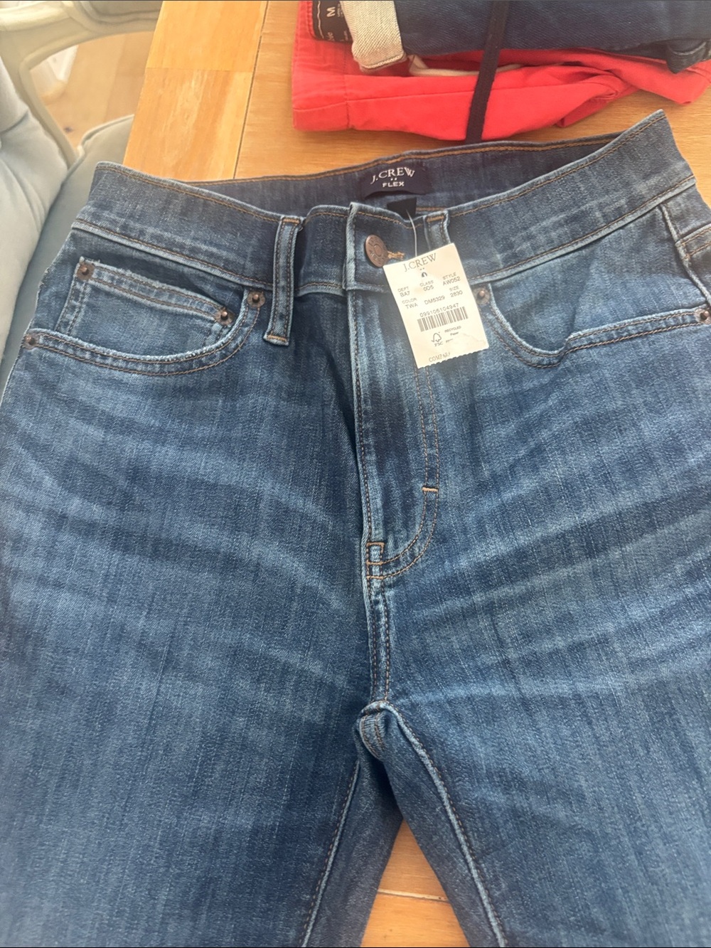 J. Crew Dark Blue Stretch Denim Jeans